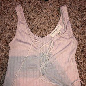 light pink tank top